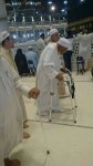 A beautiful photo of the great Habib Salim al Shatri in his 70s making Tawaf by himself refusing to use a wheelchair. This is why Allah chooses to raise His servants.